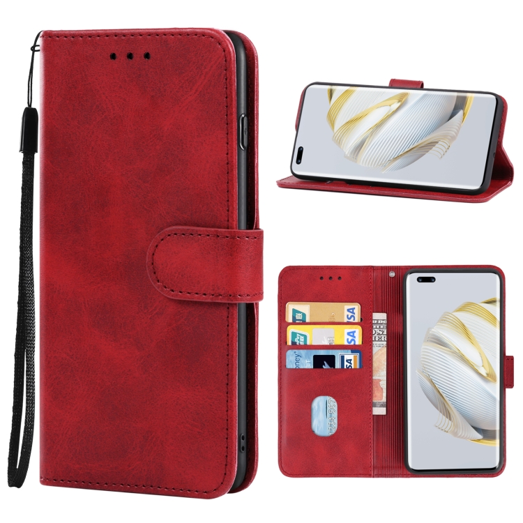 

For Huawei nova 10 Pro Leather Phone Case(Red)