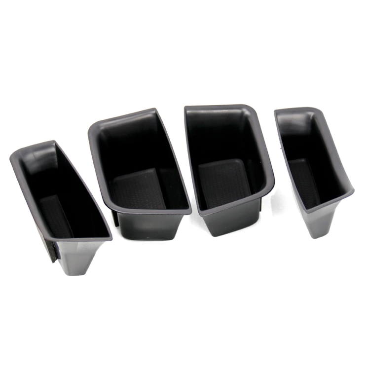 

CSB127-BK 4 in 1 Car Door ABS Side Storage Box for Porsche Macan 2015+