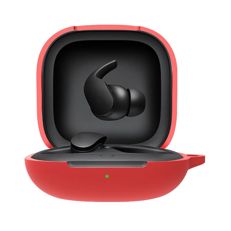 

For Beats Fit Pro Wireless Earphone Silicone Protective Case(Red)
