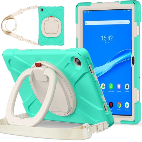 

For Lenovo Tab M10 Plus 10.6 3rd Gen 2022 Silicone + PC Protective Tablet Case(Mint Green)