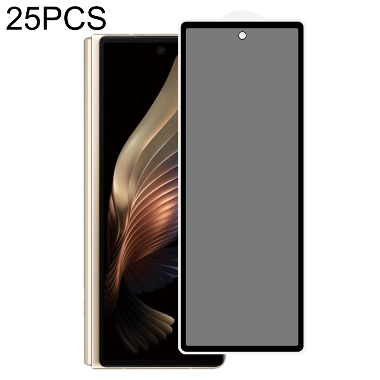 

25 PCS Full Cover Anti-peeping Tempered Glass Film For Samsung W21 5G
