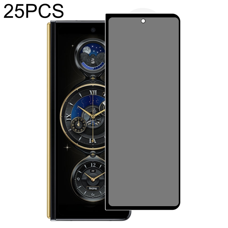 

25 PCS Full Cover Anti-peeping Tempered Glass Film For Samsung W22 5G