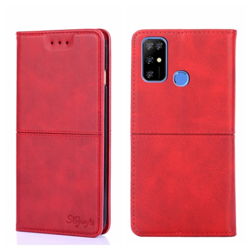 

For Doogee X96 Pro Cow Texture Magnetic Horizontal Flip Leather Phone Case(Red)