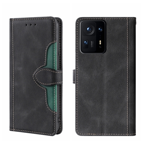 

For Xiaomi Mix 4 Skin Feel Magnetic Buckle Leather Phone Case(Black)