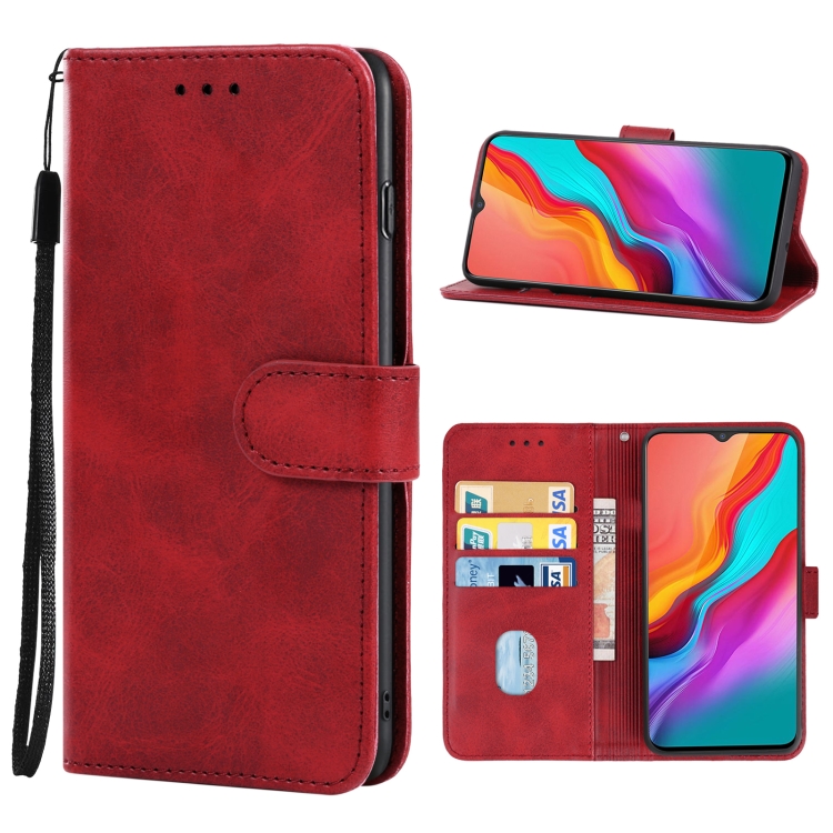 

For Infinix Hot 8 / Hot 8 Lite Leather Phone Case(Red)