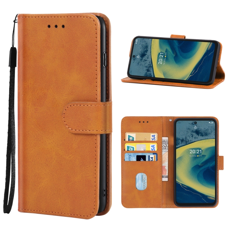

For Nokia XR20 Leather Phone Case(Brown)