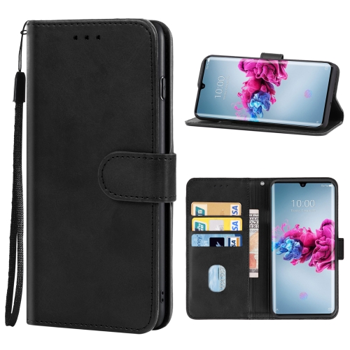 

For ZTE Axon 11 5G Leather Phone Case(Black)