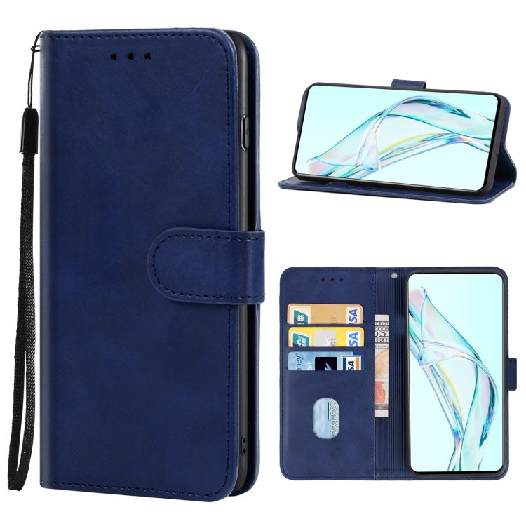 

For ZTE Axon 30 5G Leather Phone Case(Blue)