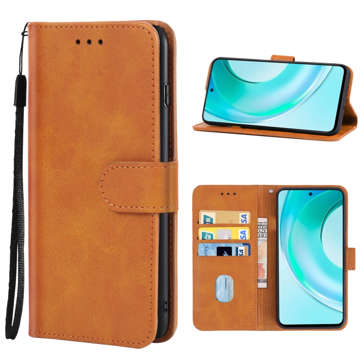 

For Wiko T50 Leather Phone Case(Brown)