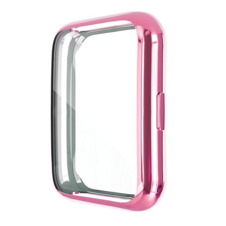 

For Huawei Watch Fit 2 TPU Electroplating Watch Protective Case(Pink)