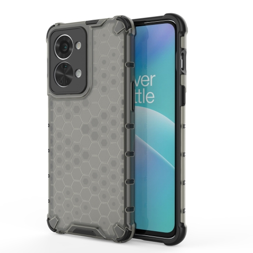 

For OnePlus Nord 2T 5G Honeycomb Phone Case(Black)