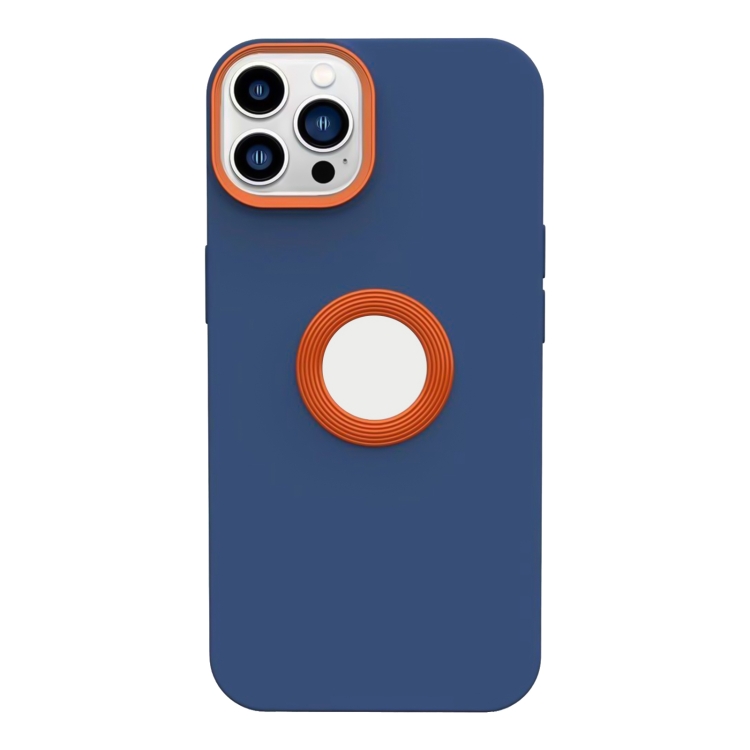 

Contrast Color 3 in 1 TPU Phone Case For iPhone 13(Dark Blue)
