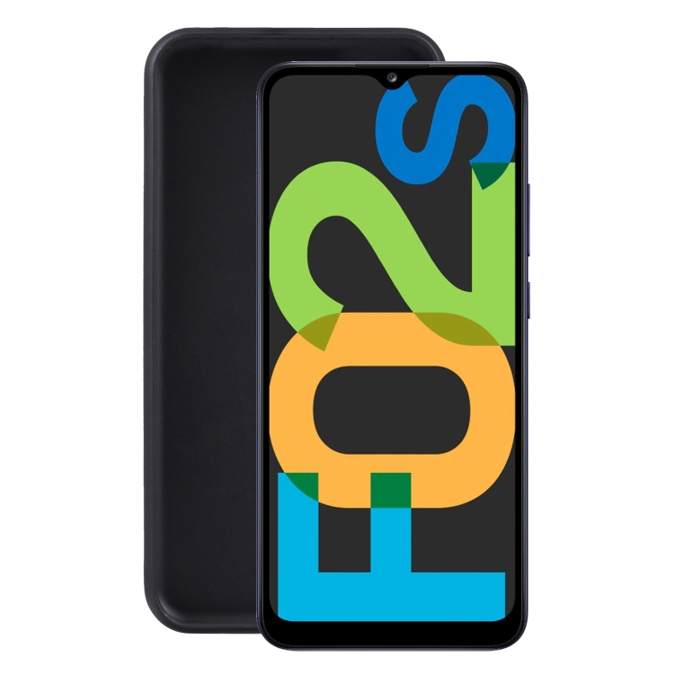 

For Samsung Galaxy F02s US Version TPU Phone Case(Black)