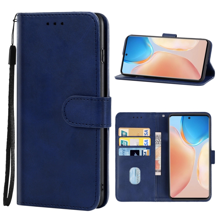 

For vivo X70 Pro Leather Phone Case(Blue)