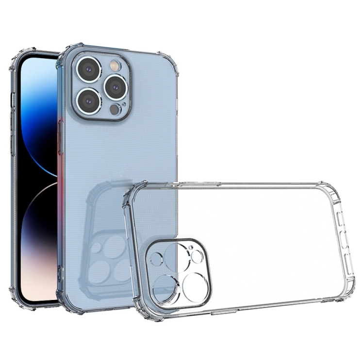 

For iPhone 14 Pro Shockproof Transparent TPU Phone Case