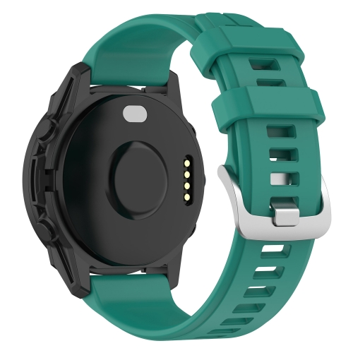 

For Garmin Forerunner 955 / 255 / 745 22mm Silicone Watch Band(Green)