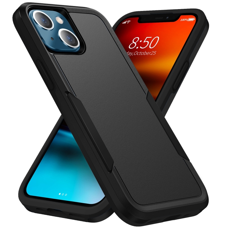 

For iPhone 14 Pioneer Armor Heavy Duty Shockproof Phone Case (Black)