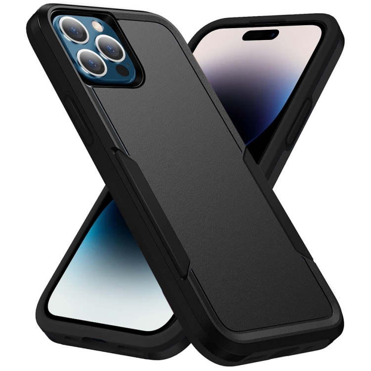 

For iPhone 14 Pro Max Pioneer Armor Heavy Duty Shockproof Phone Case (Black)