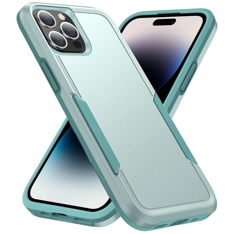 

For iPhone 14 Pro Max Pioneer Armor Heavy Duty Shockproof Phone Case (Green)