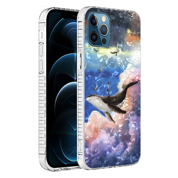 

2.0mm Airbag Shockproof TPU Phone Case For iPhone 12 Pro Max(Whale)