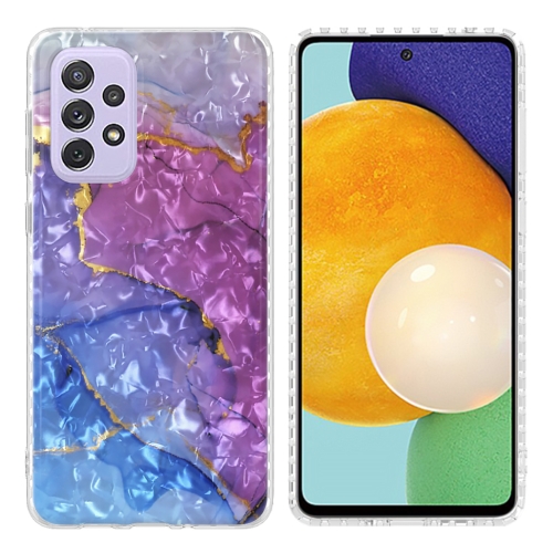 

For Samsung Galaxy A23 5G / 4G 2.0mm Airbag Shockproof TPU Phone Case(Blue Purple Marble)