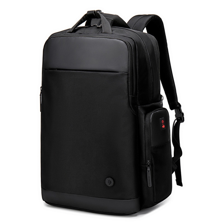 

USB Rechargeable Anti-splashing Anti-theft Computer Backpack(Black)