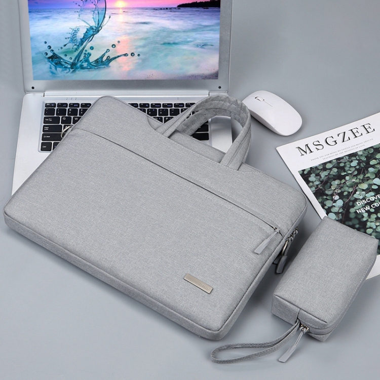 

Handbag Laptop Bag Inner Bag with Power Bag, Size:16.1 inch(Grey)