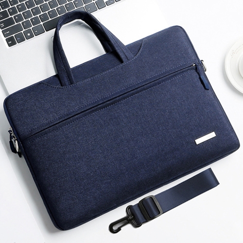 

Handbag Laptop Bag Inner Bag with Shoulder Strap, Size:12 inch(Dark Blue)