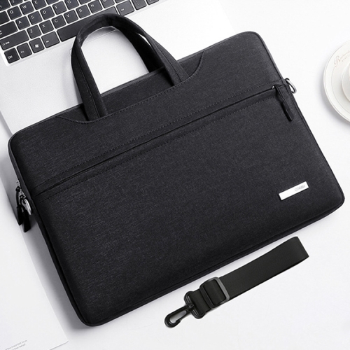 

Handbag Laptop Bag Inner Bag with Shoulder Strap, Size:15.6 inch(Black)