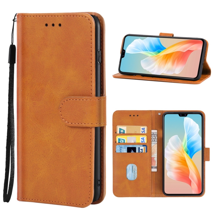 

For vivo S10 Leather Phone Case(Brown)