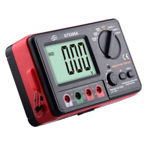BENETECH GT5306A Insulation Resistance Tester, Battery Not Included