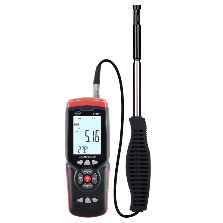 

BENETECH GT8911 Handheld Digital LCD Hot Wire Anemometer
