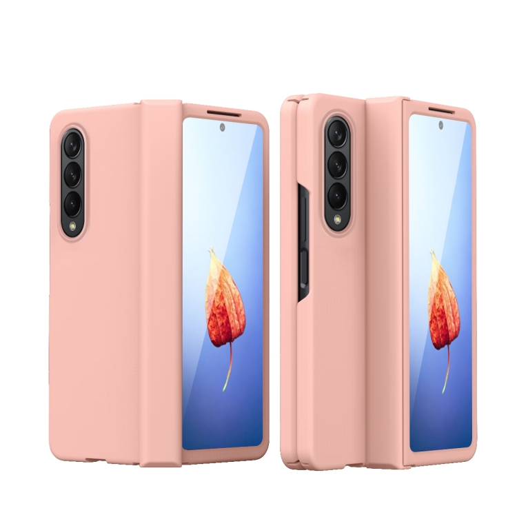 

For Samsung Galaxy Z Fold4 Full Body Hinge Phone Case(Pink)