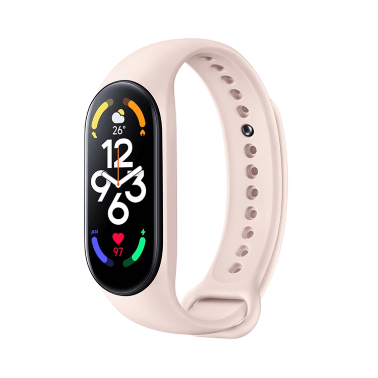 

For Xiaomi Mi Band 7 Original Xiaomi Silicone Watch Band(Pink)