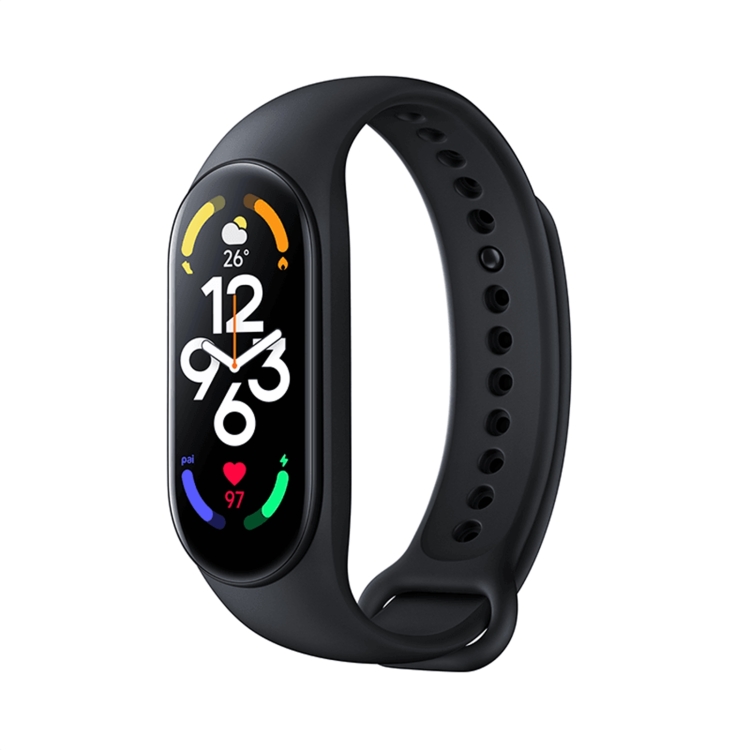 

For Xiaomi Mi Band 7 Original Xiaomi Silicone Watch Band(Black)