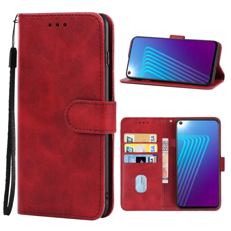 

For Infinix Note 7 Lite Leather Phone Case(Red)
