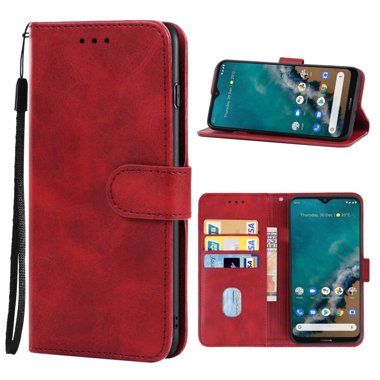 

For Nokia G50 Leather Phone Case(Red)