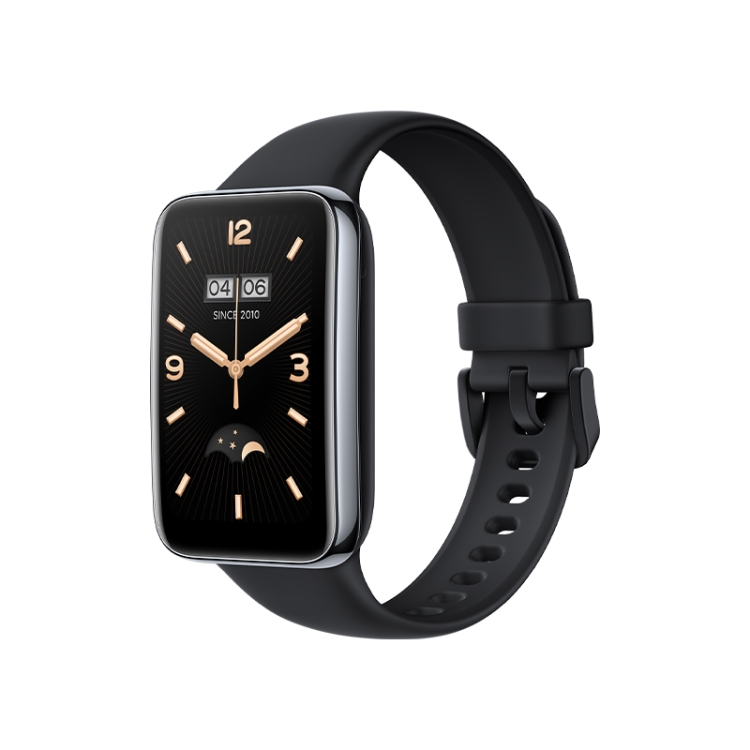 

For Xiaomi Mi Band 7 Pro Original Xiaomi Silicone Watch Band(Black)