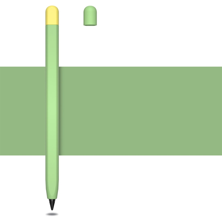 

Contrasting Color Series Liquid Silicone Protective Case For Honor Magic Pencil 2(Green Grass)