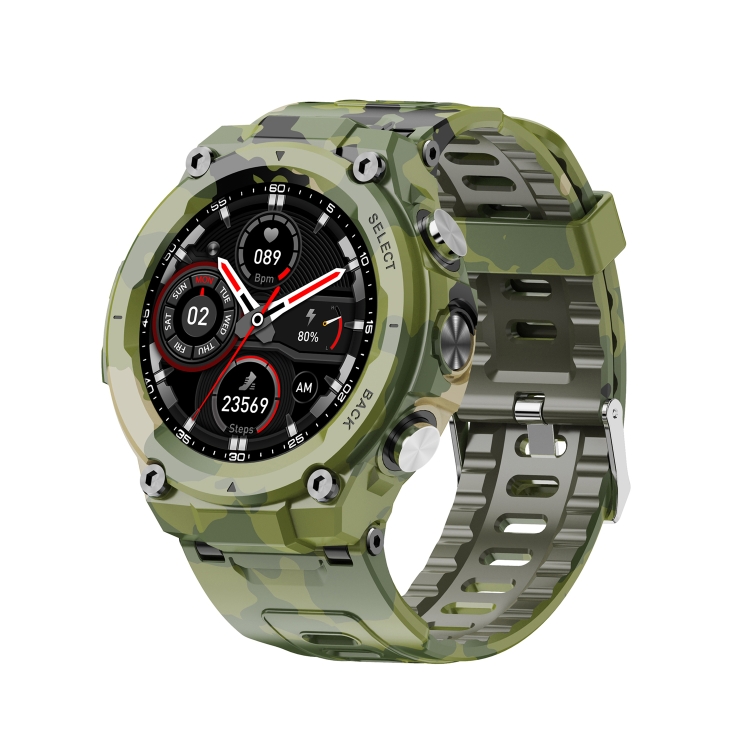 

Q666K 1.28 inch TFT Screen Rugged Smart Watch(Green)