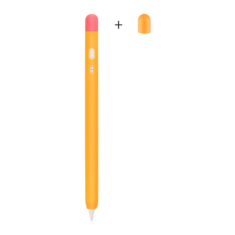 

Contrasting Color Series Silicone Protective Pen Case For Yibosi 6(Orange)