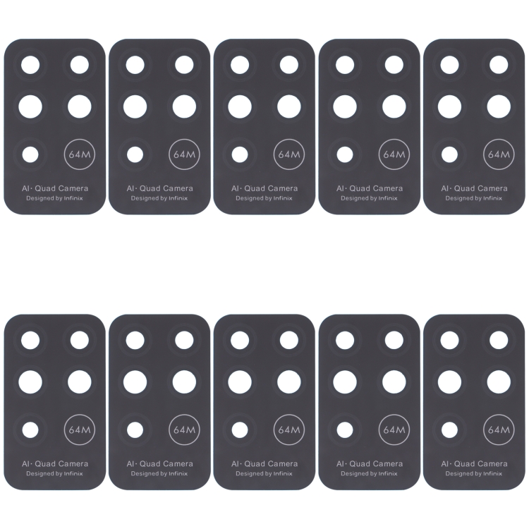 

For Infinix Note 8 X692 10pcs Back Camera Lens