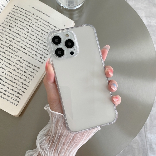 

Precise Hole Shockproof TPU Phone Case For iPhone 14 Pro Max(Transparent)