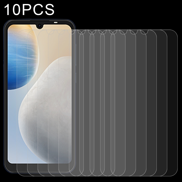 

10 PCS 0.26mm 9H 2.5D Tempered Glass Film For TECNO Pop 6