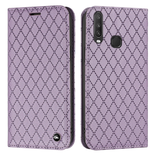 

For vivo Y12 / Y15 / Y17 / Y11 S11 RFID Diamond Lattice Flip Leather Phone Case(Purple)