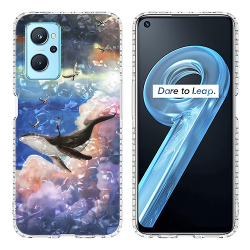 

For Realme 9i / A36 / A76 / A96 4G International Edition / K10 4G 2.0mm Airbag Shockproof TPU Phone Case(Whale)