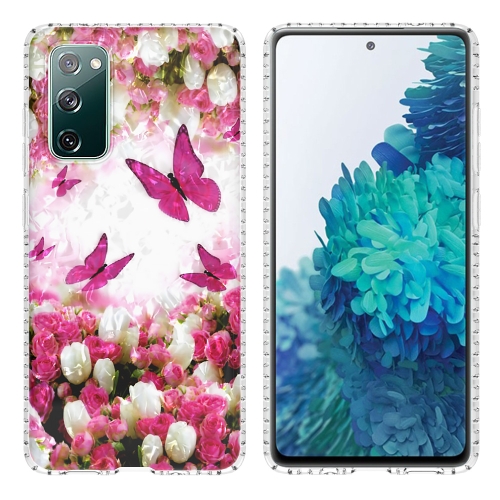 

For Samsung Galaxy S20 FE 2022 / S20 FE 4G 5G / S20 Lite / S20 Fan Edition 2.0mm Airbag Shockproof TPU Phone Case(Dancing Butterflies)