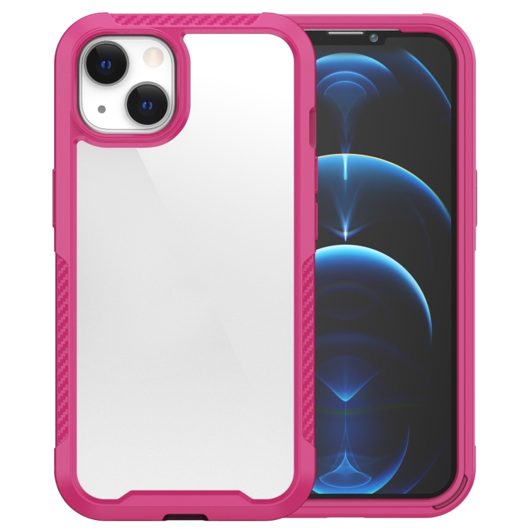 

2 in 1 TPU + PC Full Coverage Phone Case For iPhone 14 Max(Purple)
