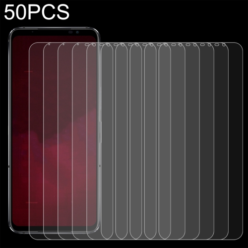 

50 PCS 0.26mm 9H 2.5D Tempered Glass Film For Asus ROG Phone 6 / 6 Pro