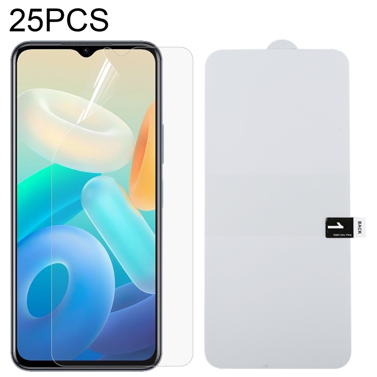 

25 PCS Full Screen Protector Explosion-proof Hydrogel Film For vivo Y77